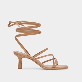 MALABO HEELS LIGHT TAN LEATHER