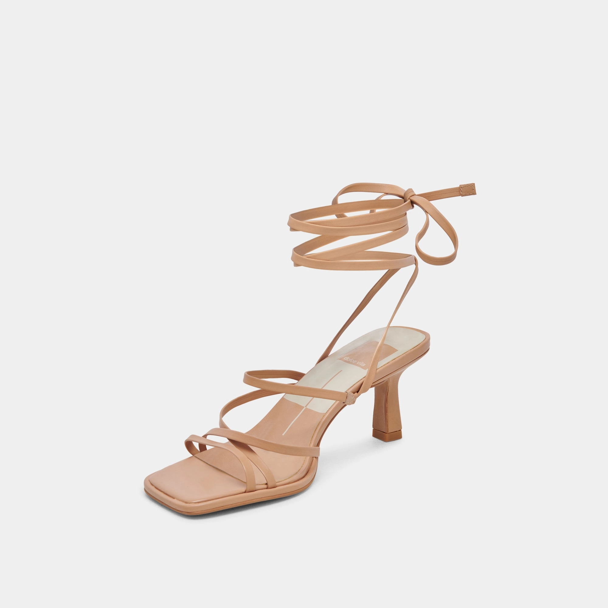 MALABO HEELS LIGHT TAN LEATHER