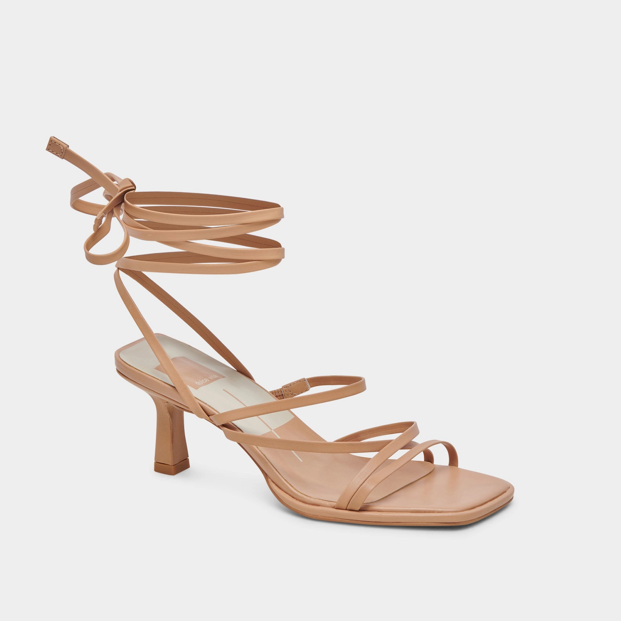 MALABO HEELS LIGHT TAN LEATHER