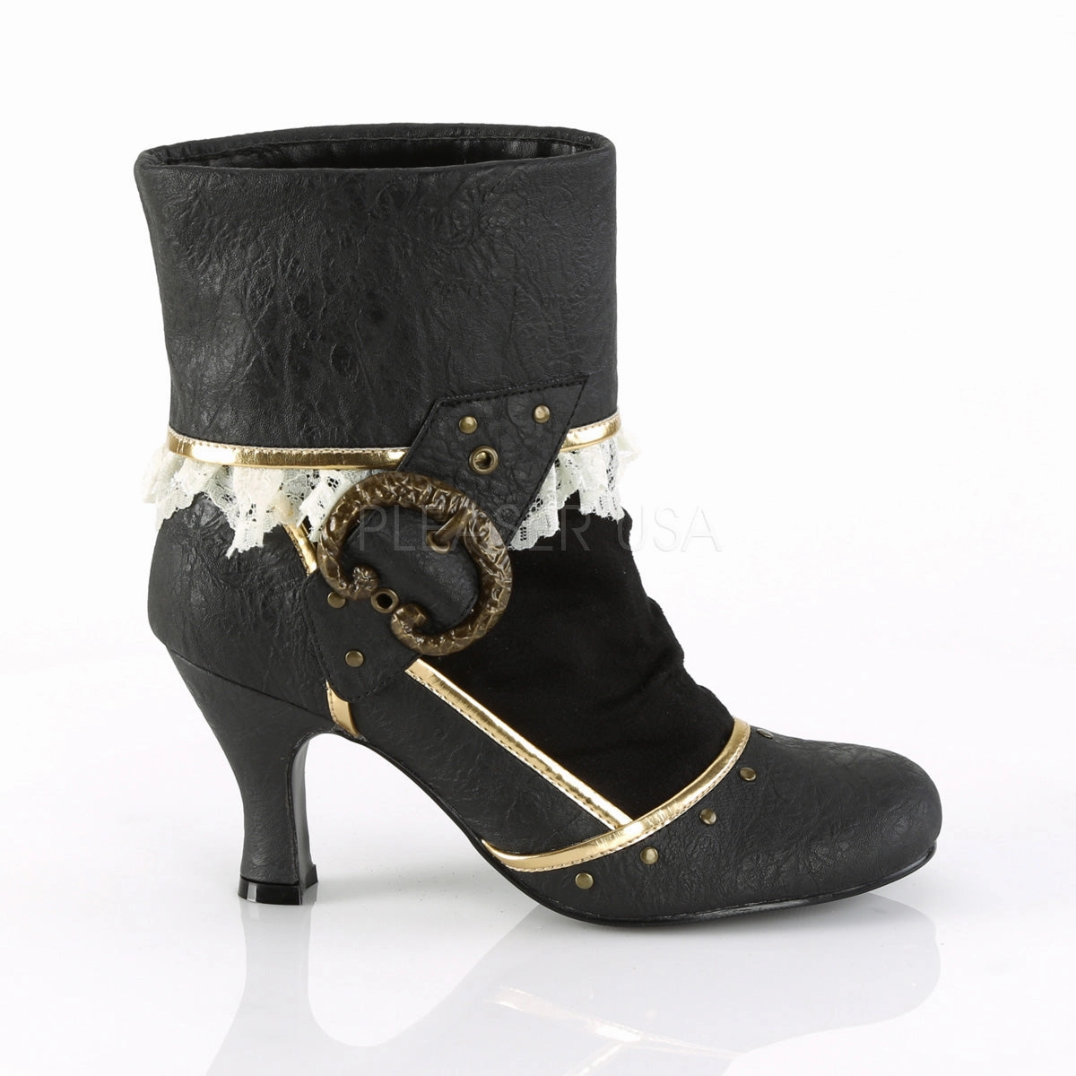 MATEY-115  Black Distressed Pu-Microfiber