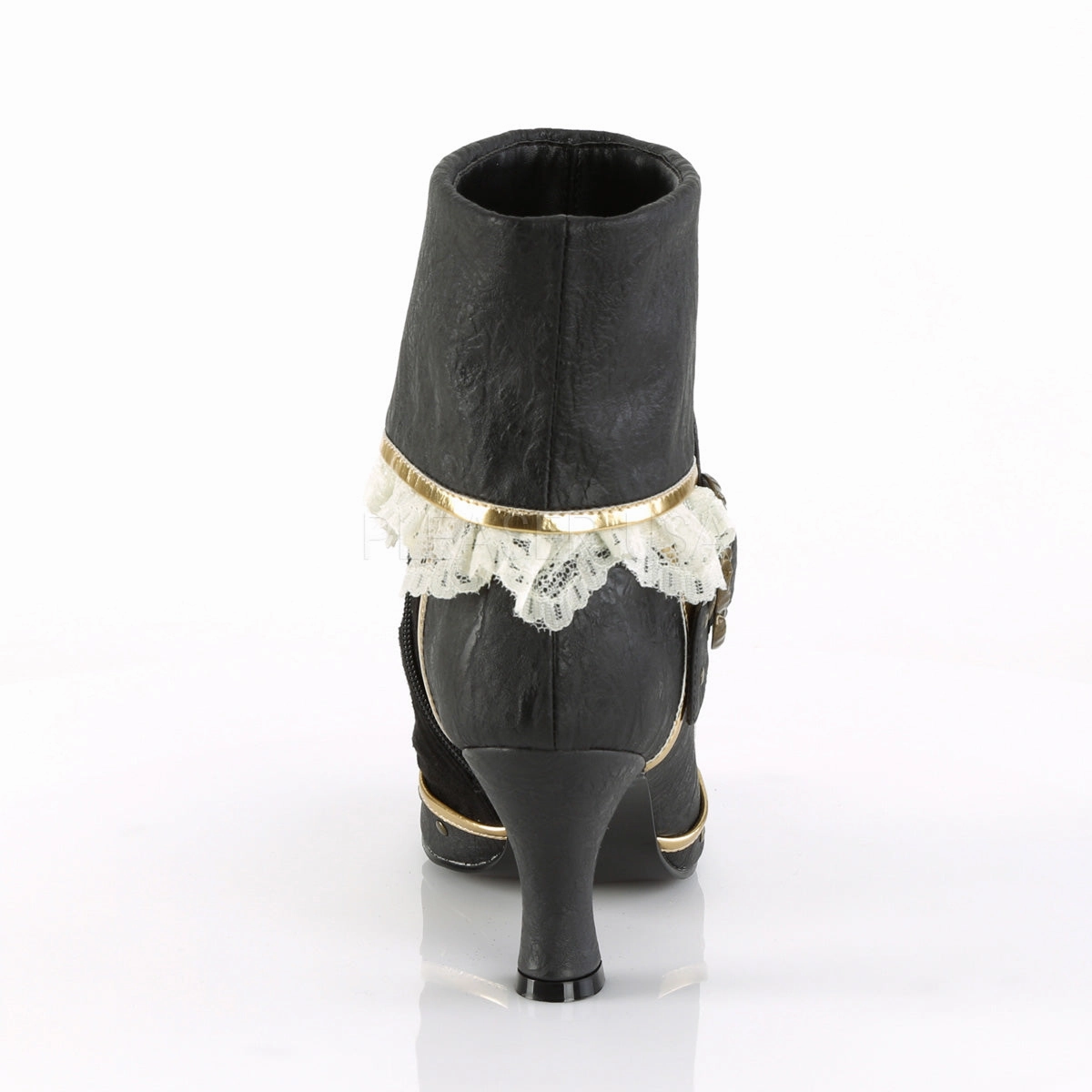 MATEY-115  Black Distressed Pu-Microfiber
