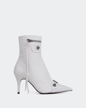 Minaj White Leather