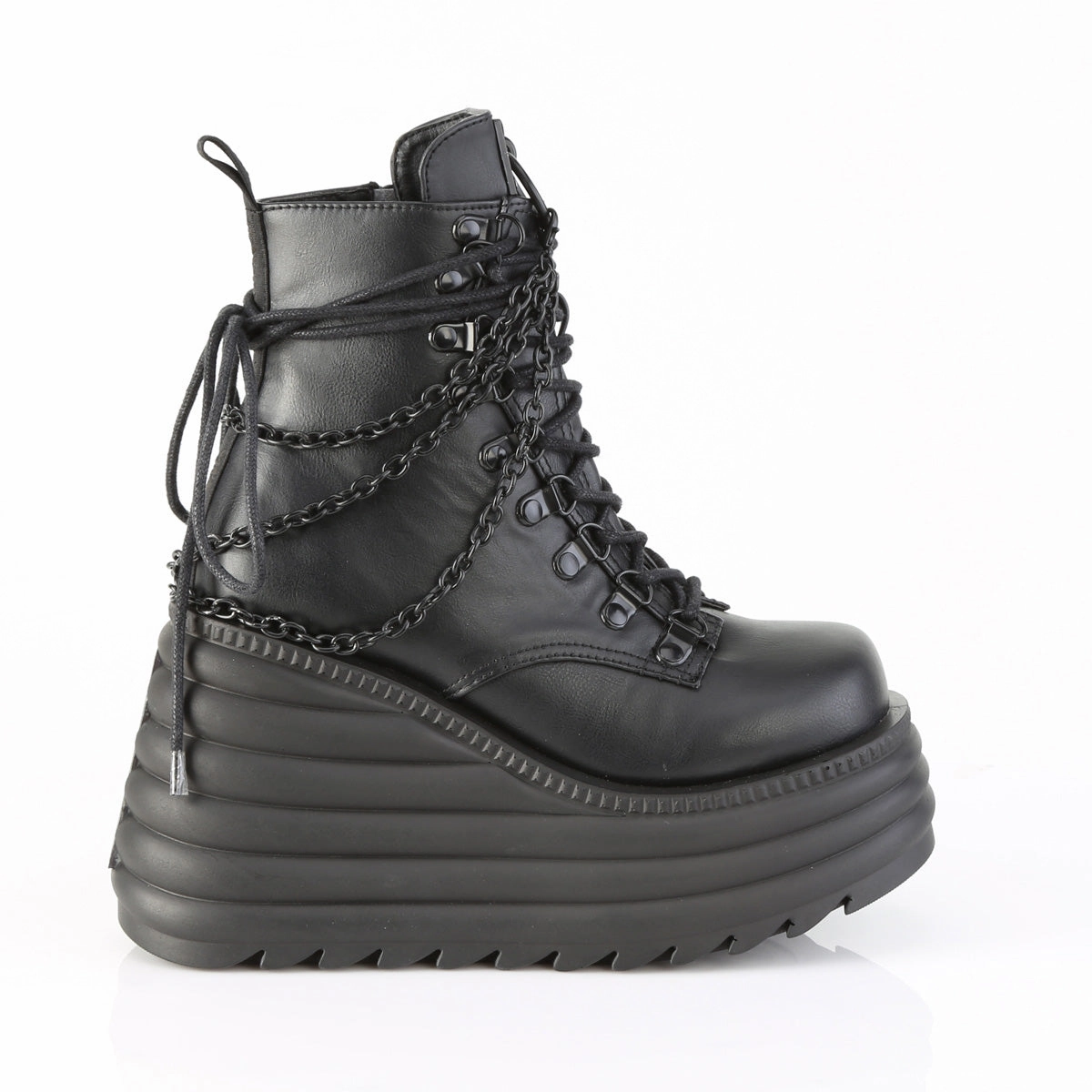 MORTE-65  Black Vegan Leather