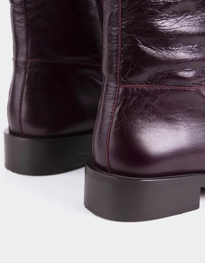 Moyle Burgundy Leather