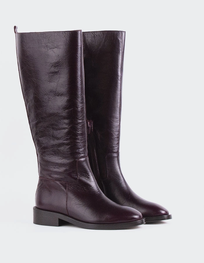 Moyle Burgundy Leather