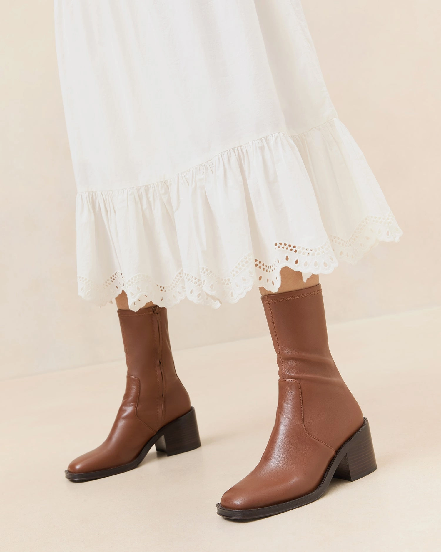 Nolan Acorn Stretch Ankle Bootie