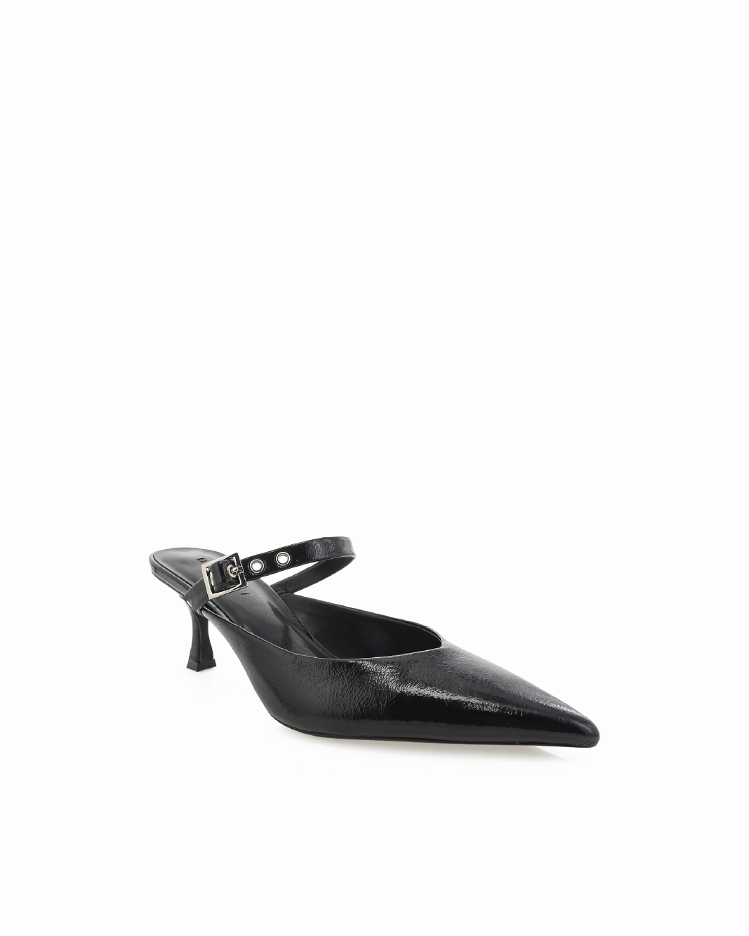 OLINDA - BLACK CRINKLE PATENT