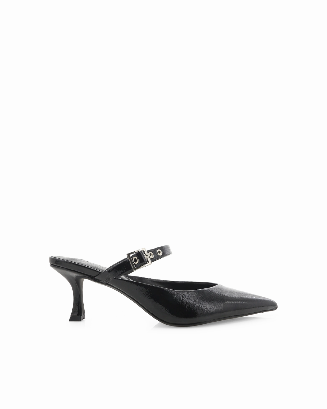 OLINDA - BLACK CRINKLE PATENT