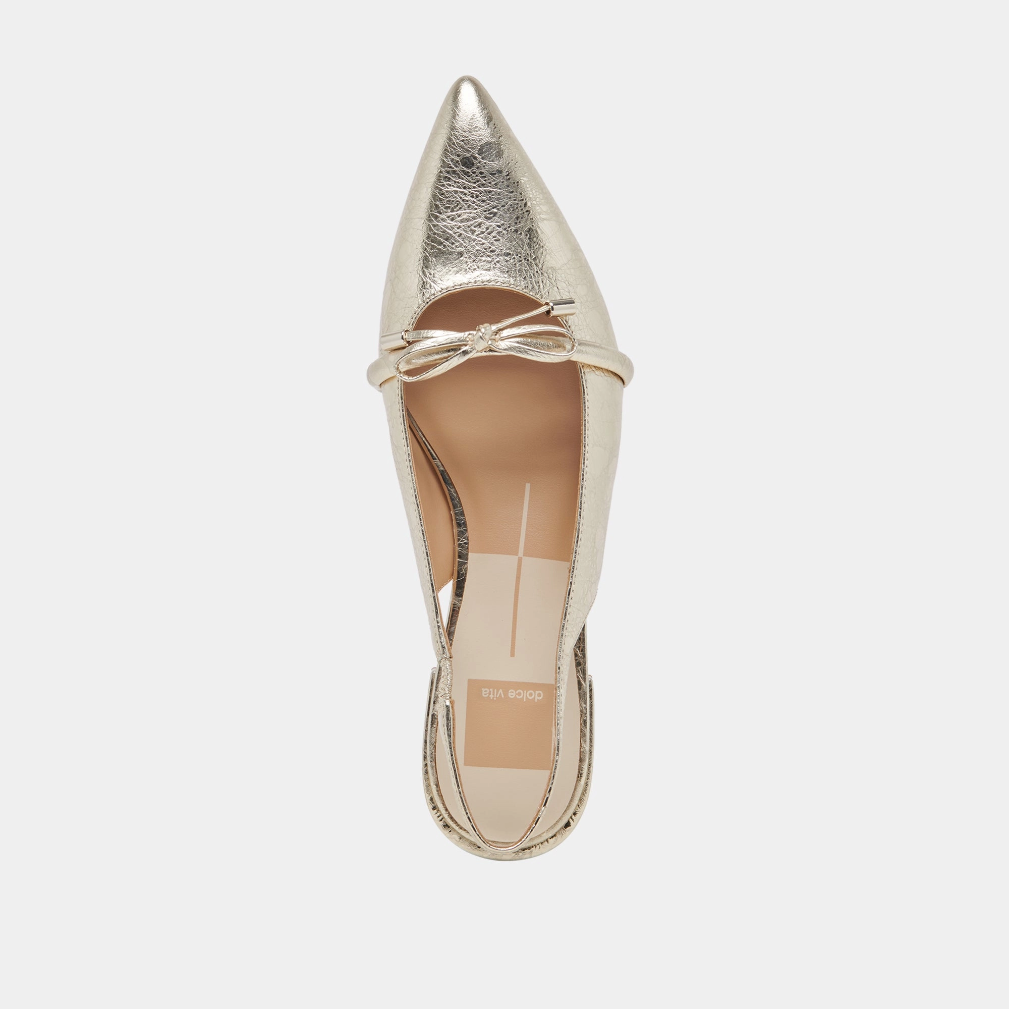 PAYGE FLATS PLATINUM DISTRESSED LEATHER