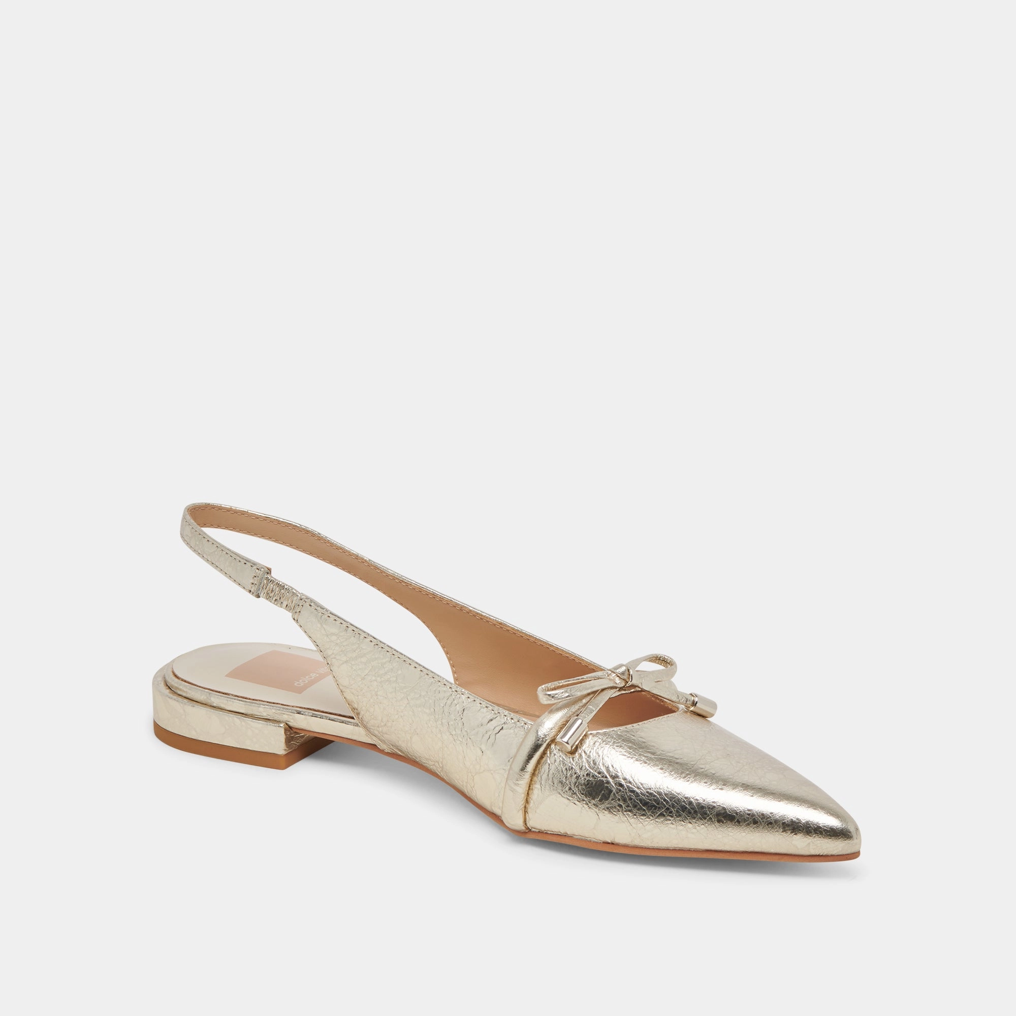 PAYGE FLATS PLATINUM DISTRESSED LEATHER