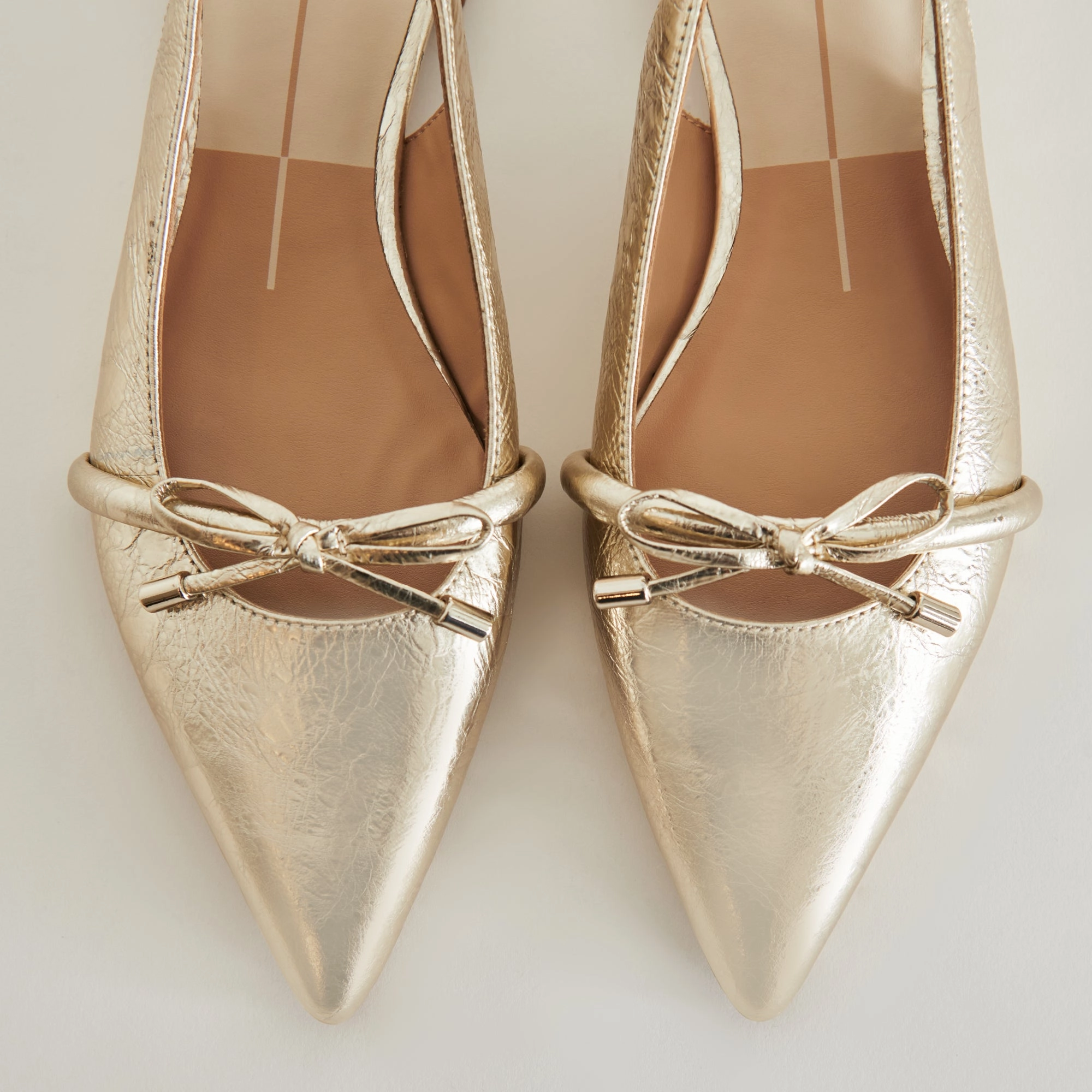 PAYGE FLATS PLATINUM DISTRESSED LEATHER