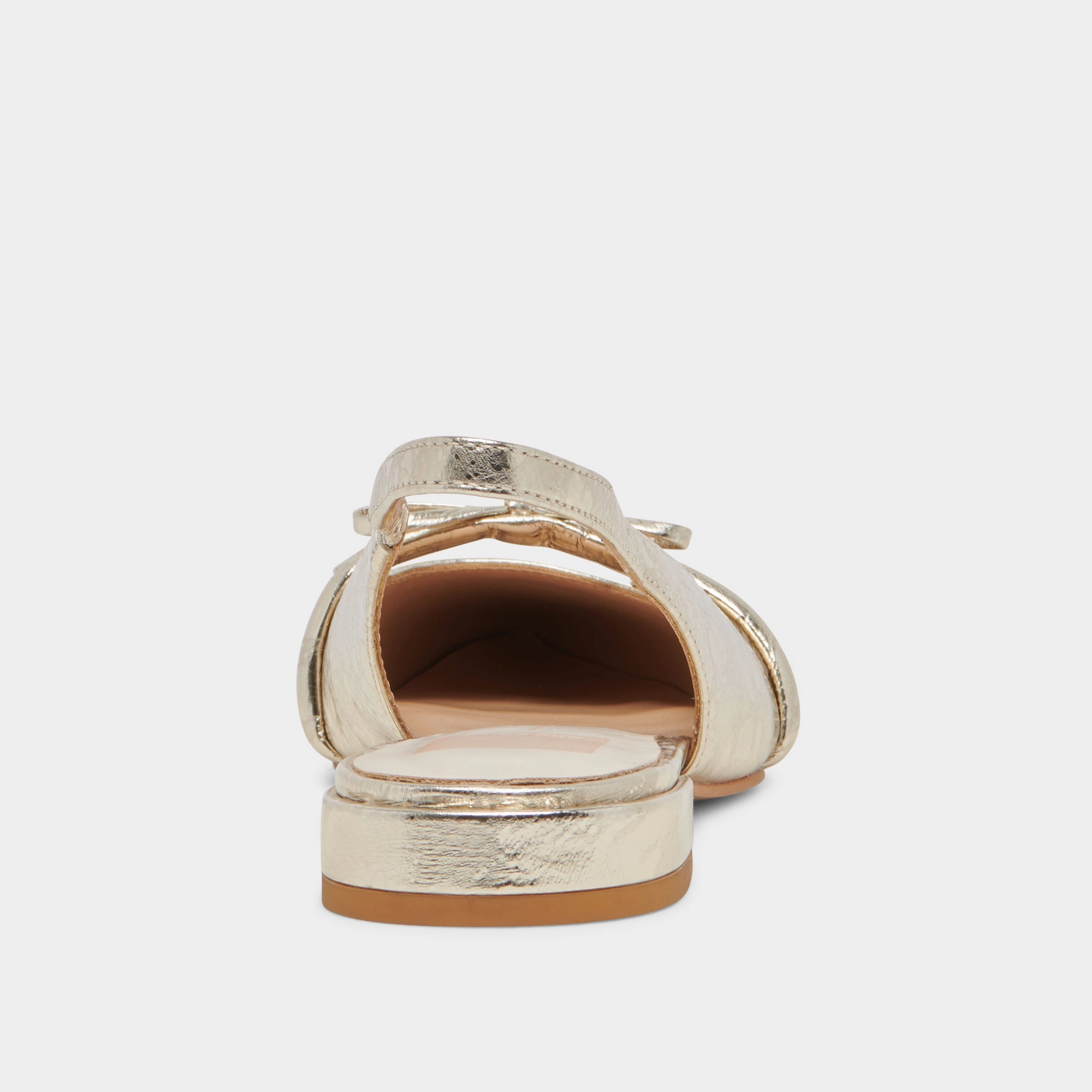 PAYGE FLATS PLATINUM DISTRESSED LEATHER