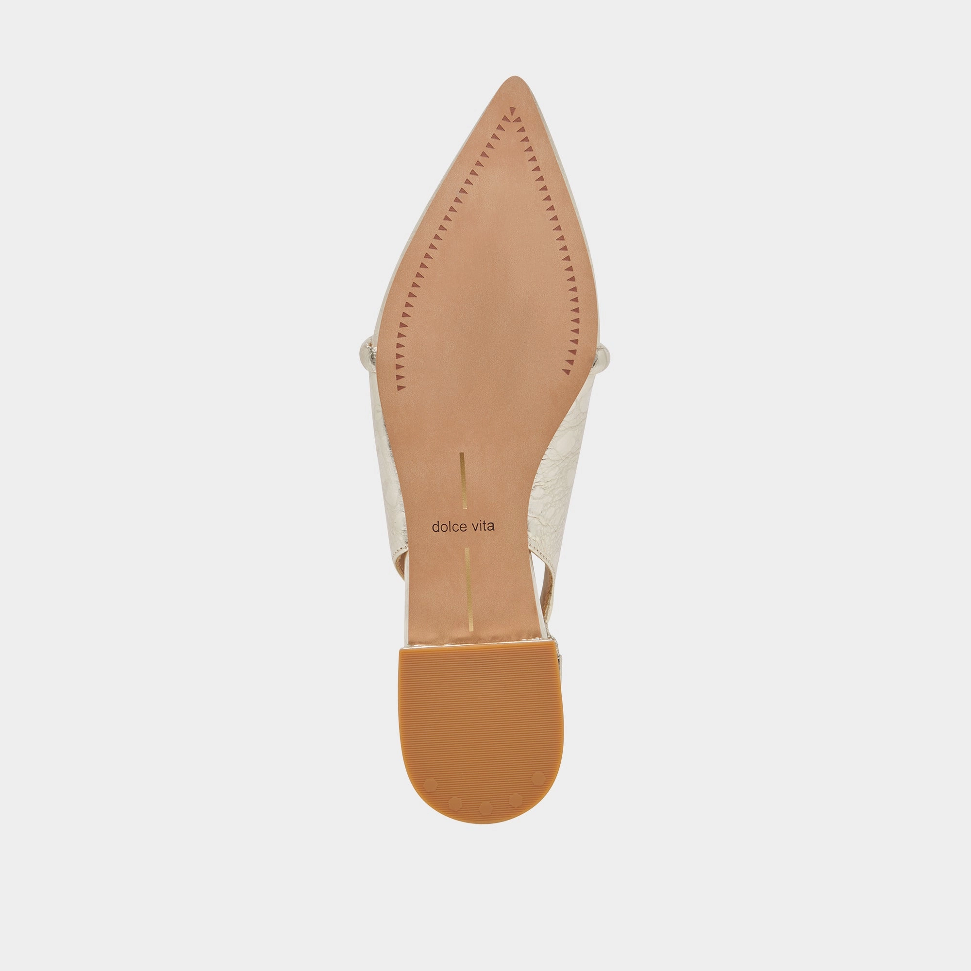 PAYGE FLATS PLATINUM DISTRESSED LEATHER