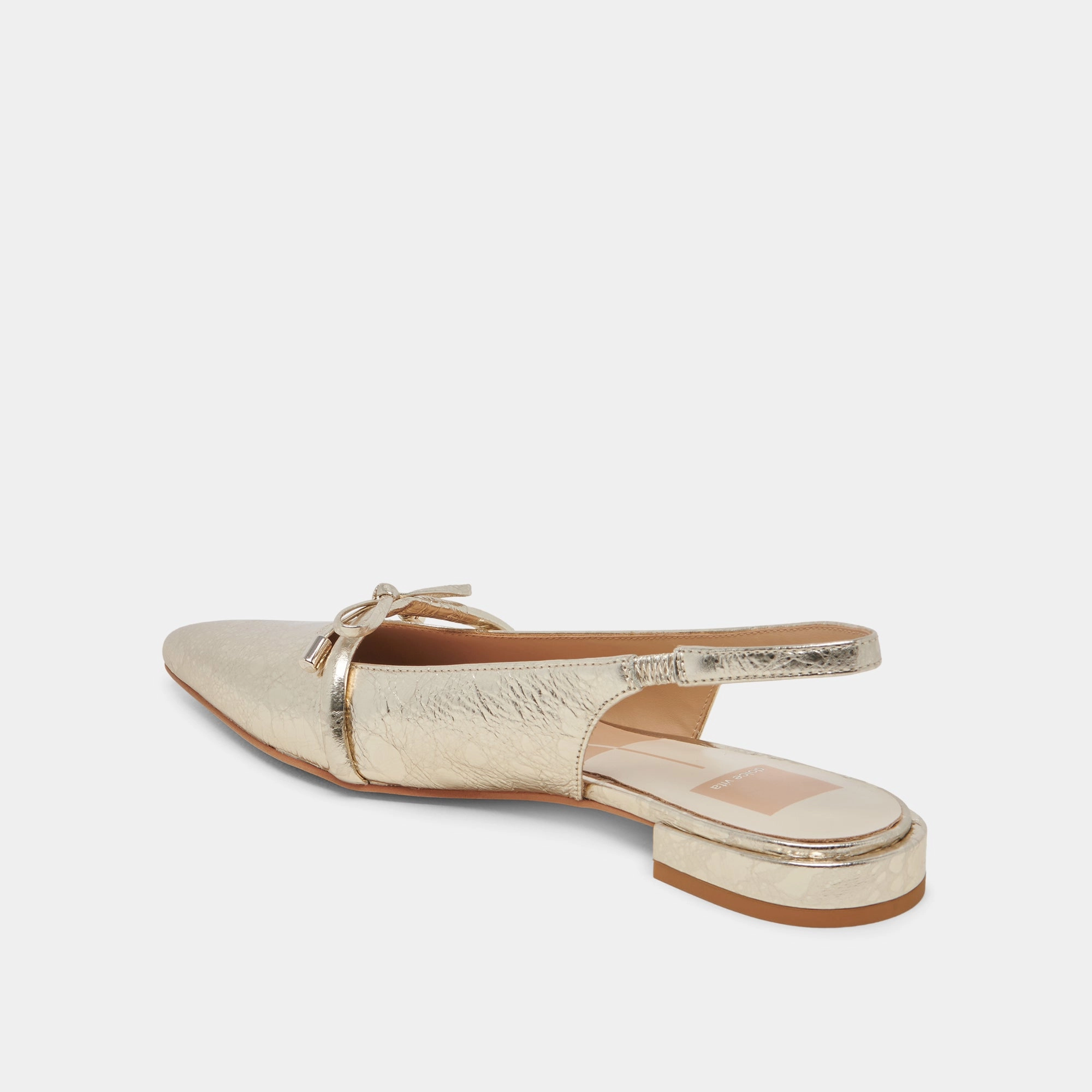 PAYGE FLATS PLATINUM DISTRESSED LEATHER