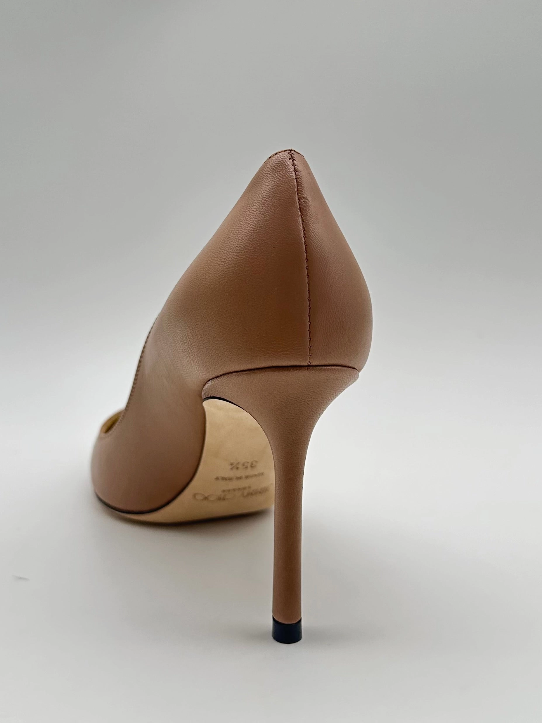 Pink Leather Pumps