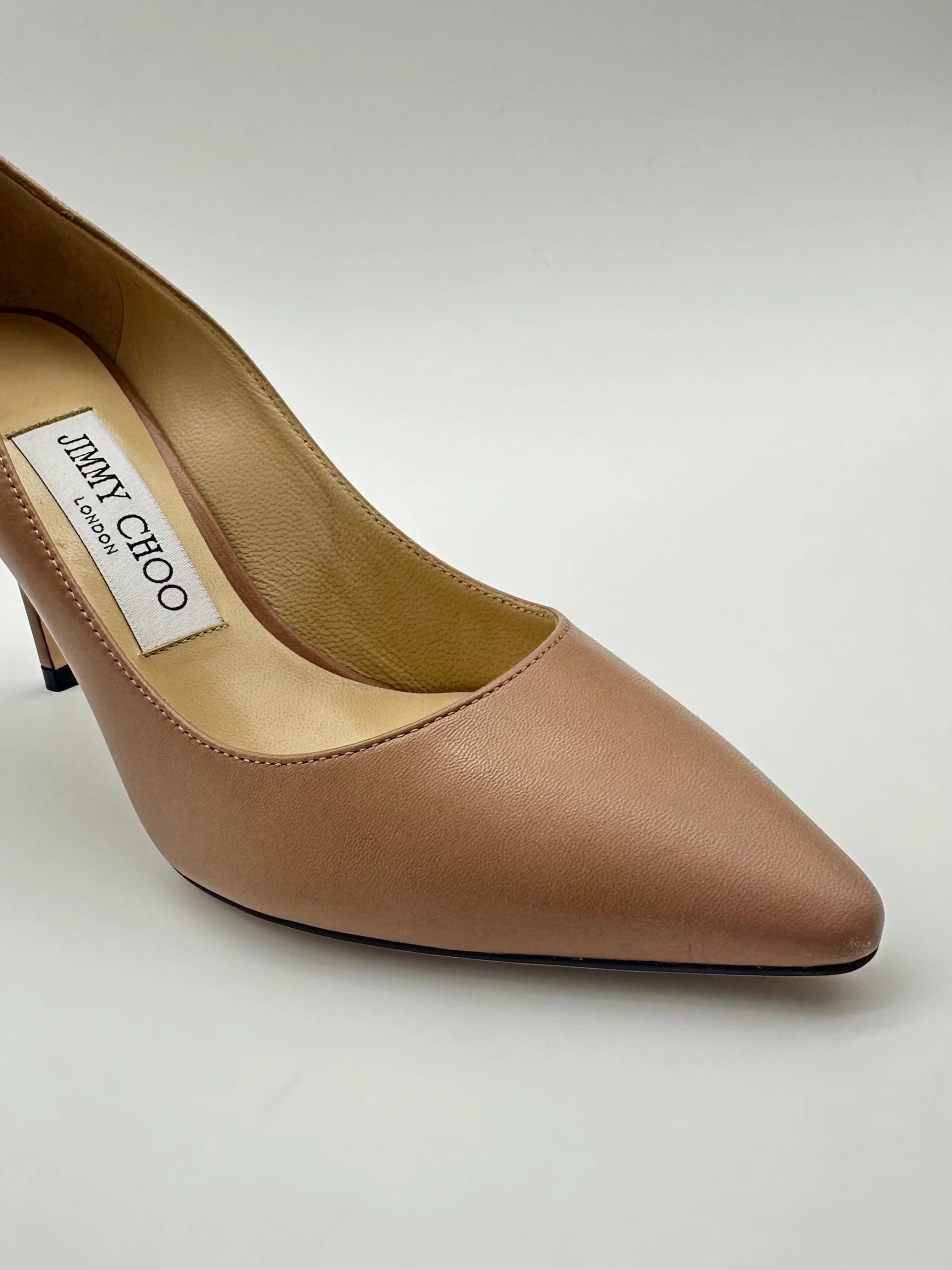 Pink Leather Pumps