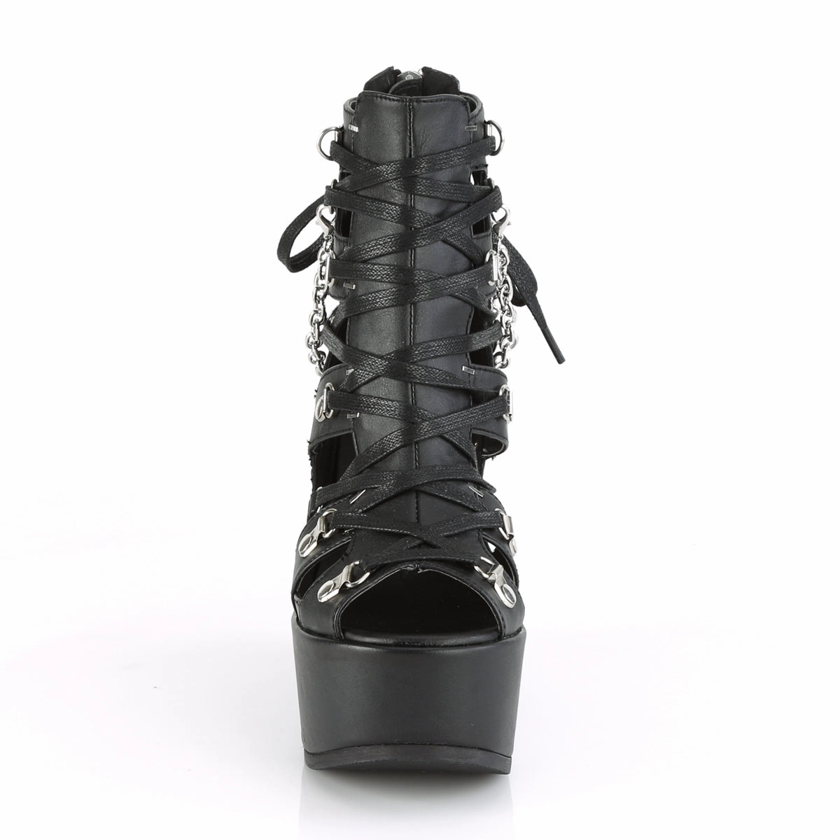 POISON-95  Black Vegan Leather