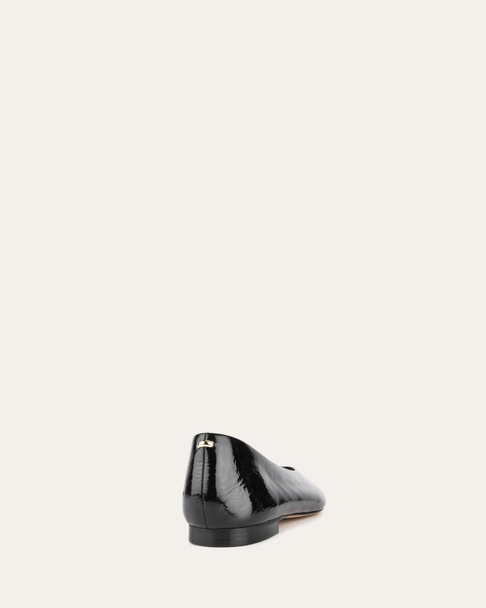 POSIE CASUAL FLATS BLACK CRINKLE PATENT
