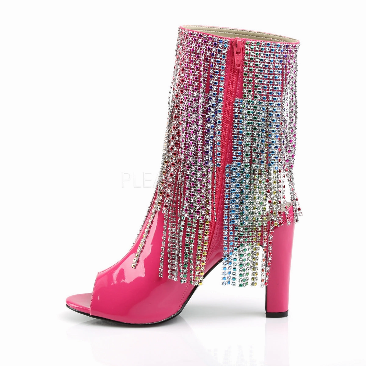 QUEEN-100  Hot Pink Patent