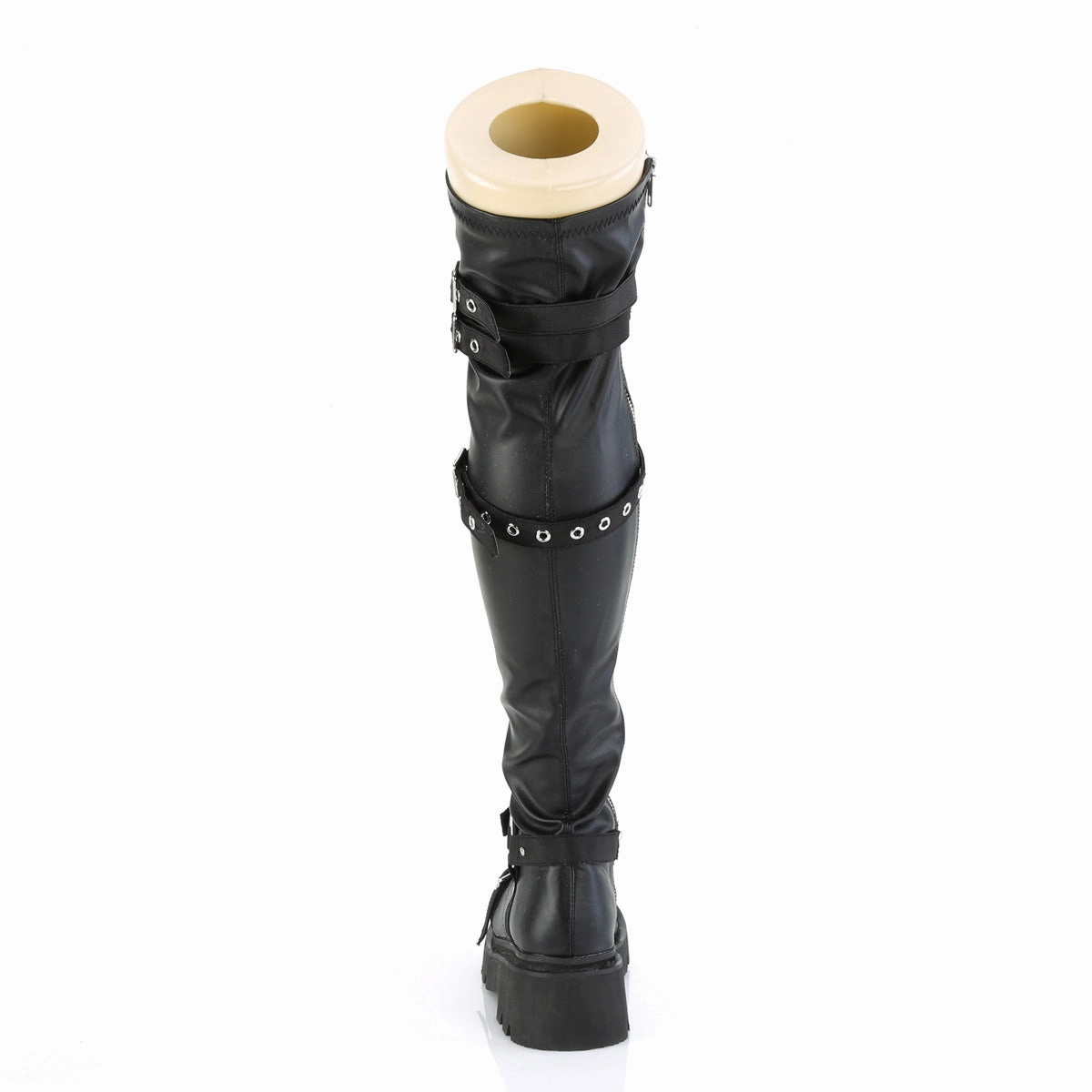 RENEGADE-320  Black Stretch Vegan Leather