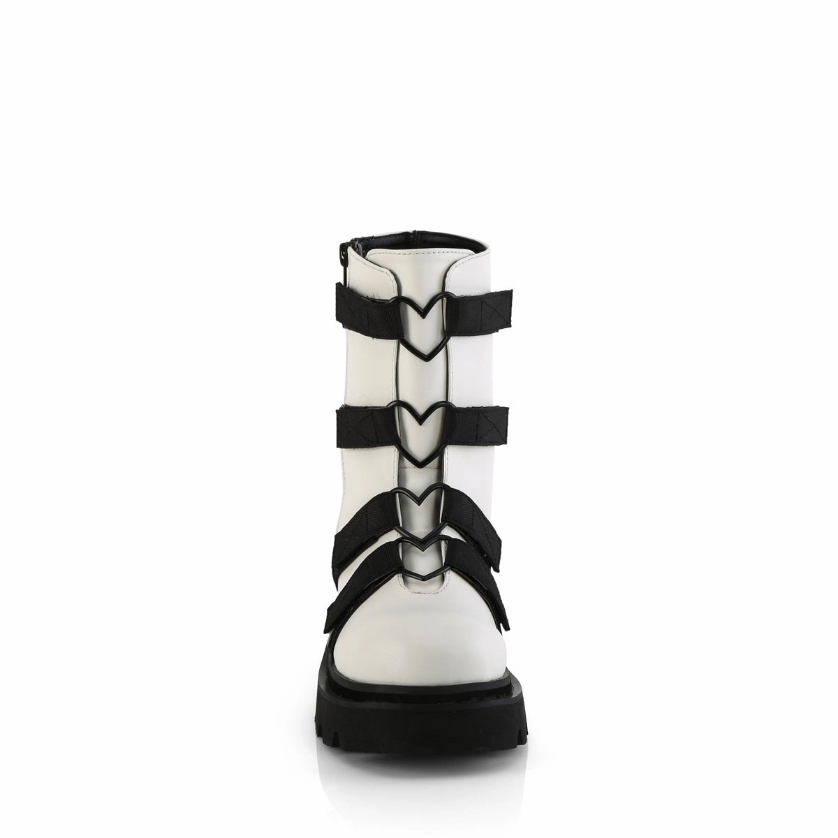 RENEGADE-50  White Vegan Leather-Nylon