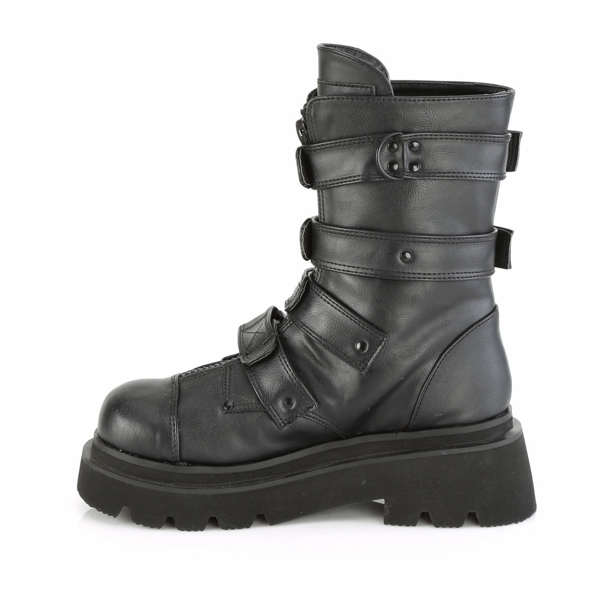 RENEGADE-55  Black Vegan Leather