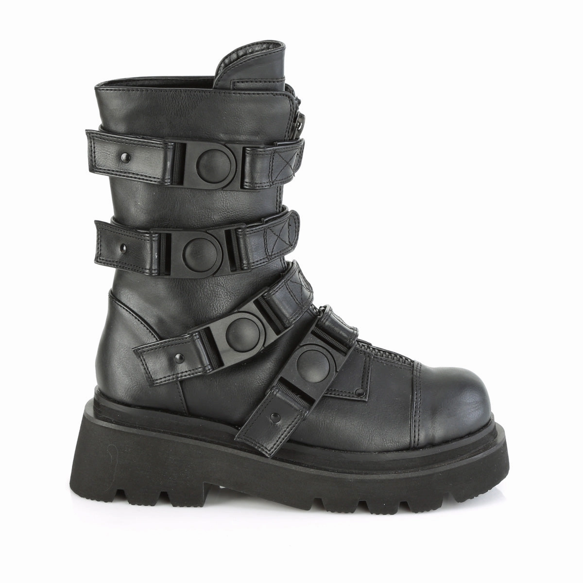 RENEGADE-55  Black Vegan Leather