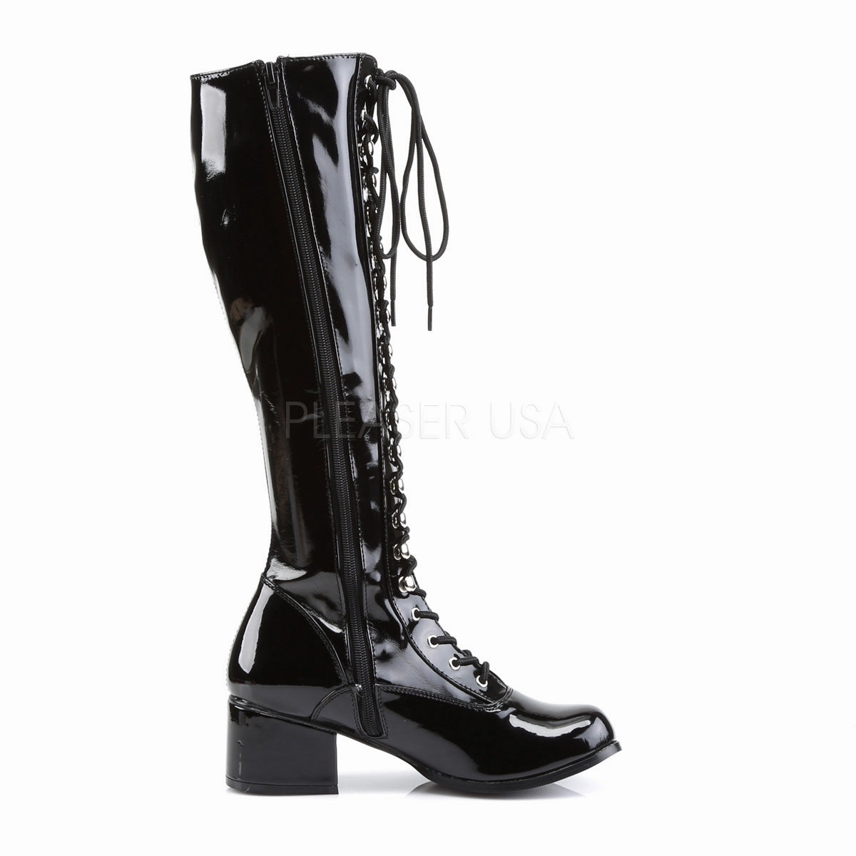 RETRO-302  Black Str Patent