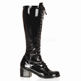 RETRO-302  Black Str Patent