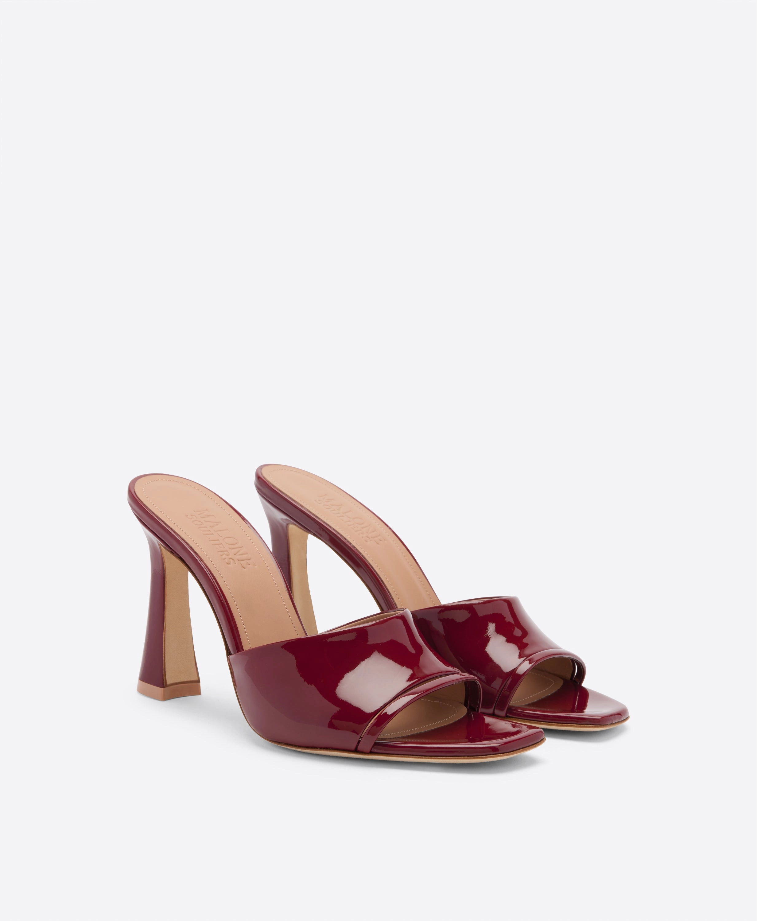 Roxanne 90 Red Patent Heeled Sandals