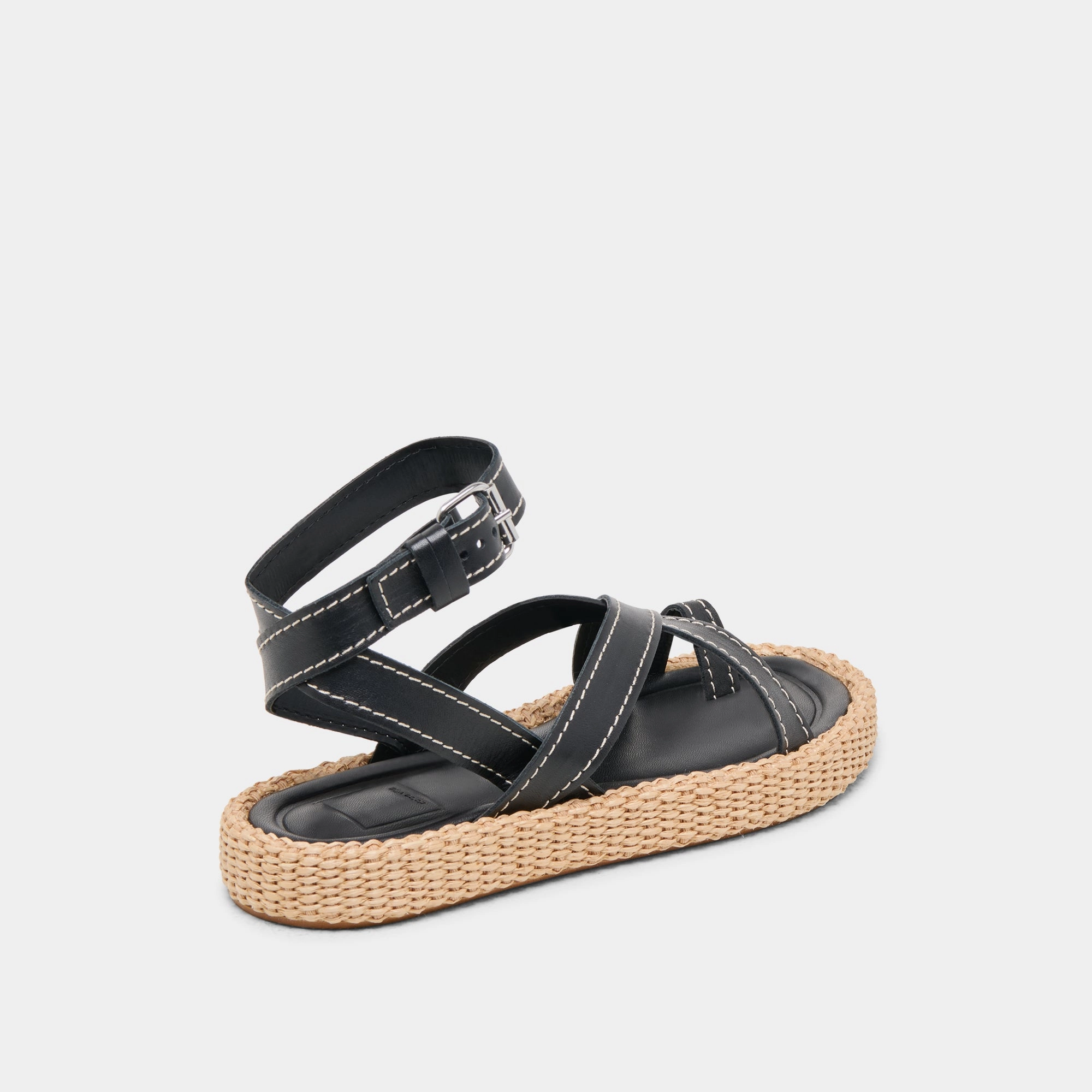 ROXIE SANDALS BLACK LEATHER