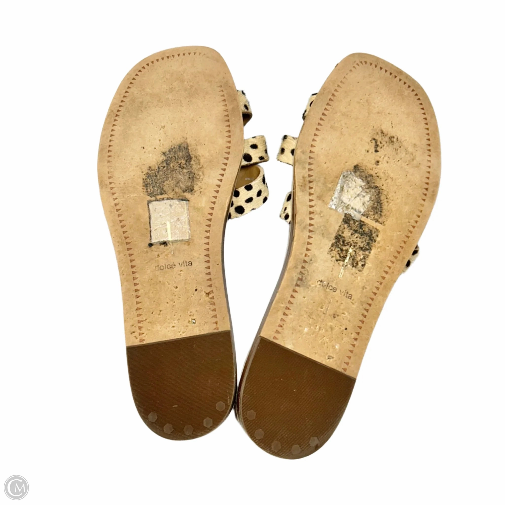 Sandals Flats By Dolce Vita In Leopard Print, Size: 8