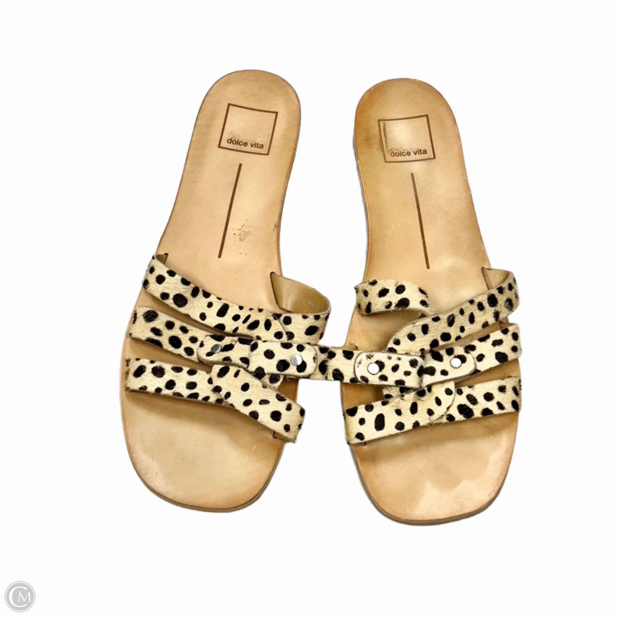 Sandals Flats By Dolce Vita In Leopard Print, Size: 8