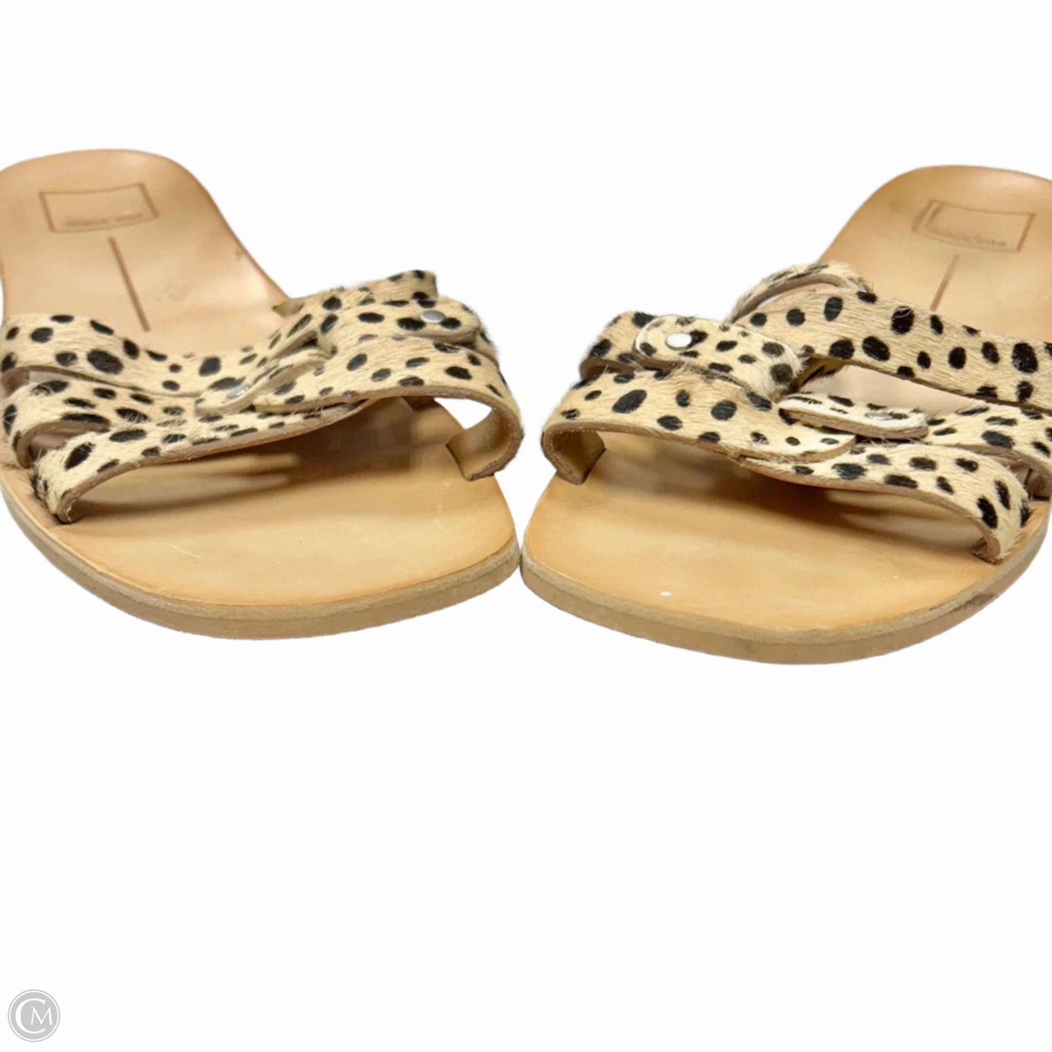 Sandals Flats By Dolce Vita In Leopard Print, Size: 8