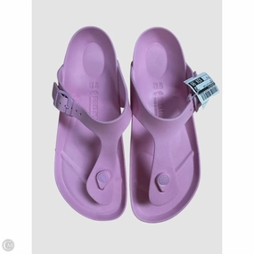 Sandals Flip Flops By Birkenstock In Pink, Size: 9