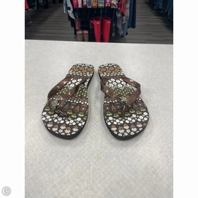 Sandals Flip Flops By Brighton In Brown, Size: 9