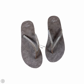 Sandals Flip Flops By Clothes Mentor In Brown, Size: 8