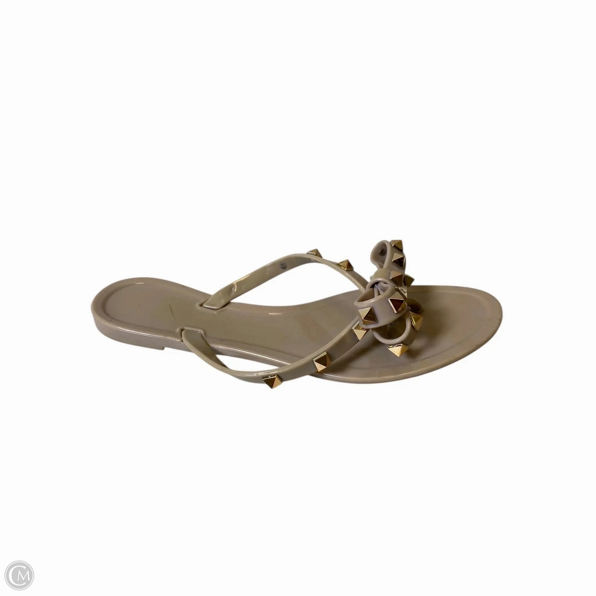 Sandals Flip Flops By Cmc In Taupe, Size: 7.5