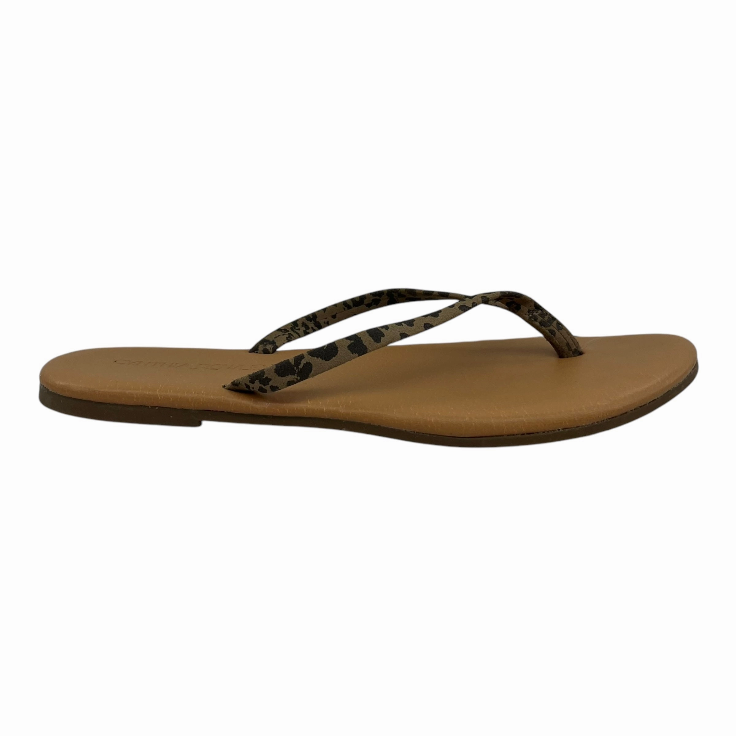 Sandals Flip Flops By Cynthia Rowley In Brown, Size:7.5