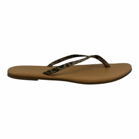 Sandals Flip Flops By Cynthia Rowley In Brown, Size:7.5