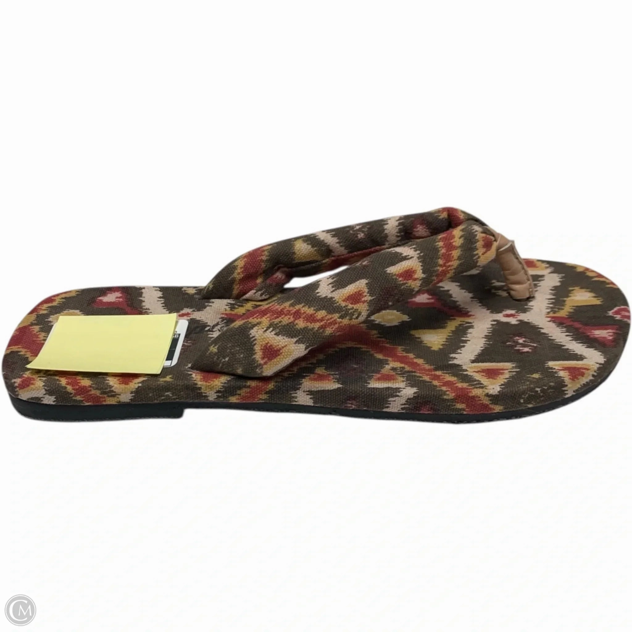 Sandals Flip Flops By Free People In Multi-colored, Size: 8.5