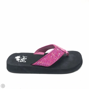 Sandals Flip Flops By Jelly Pop In Pink, Size: 7