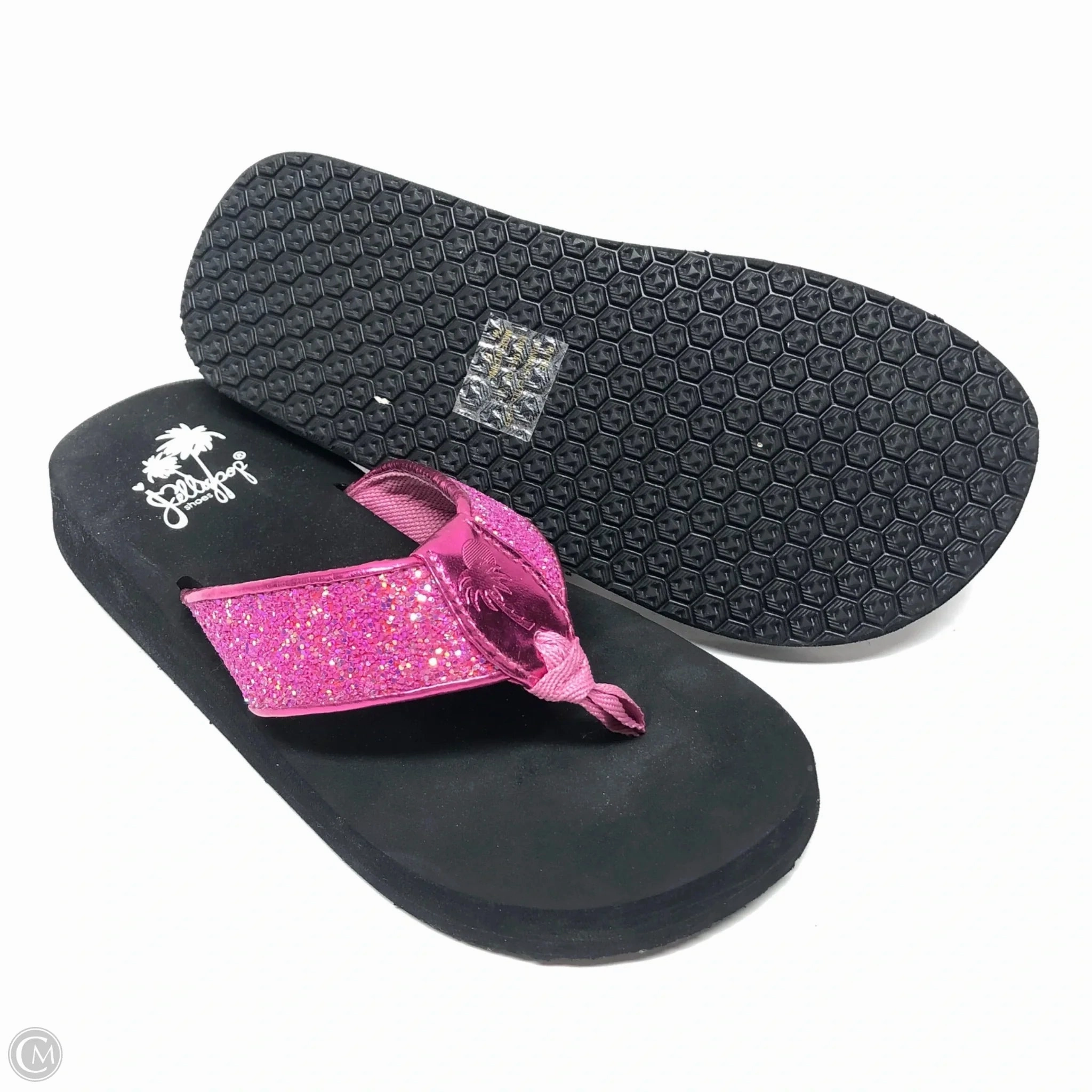 Sandals Flip Flops By Jelly Pop In Pink, Size: 7
