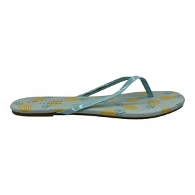 Sandals Flip Flops By Lc Lauren Conrad In Blue, Size:8
