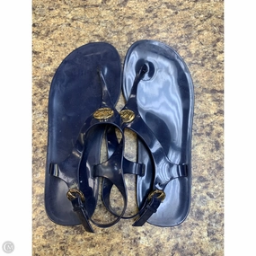 Sandals Flip Flops By Michael By Michael Kors In Navy, Size: 8