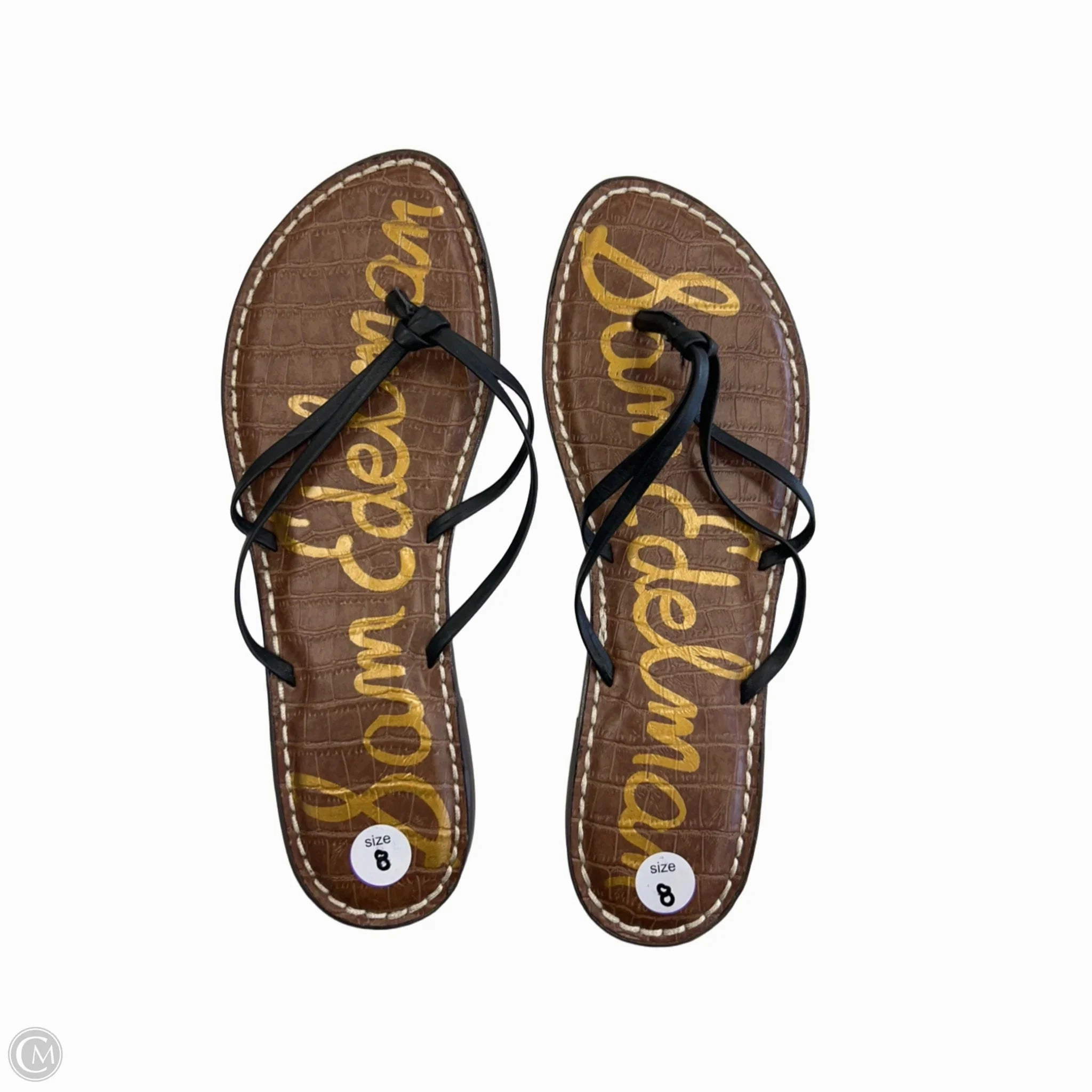 Sandals Flip Flops By Sam Edelman In Brown, Size: 8