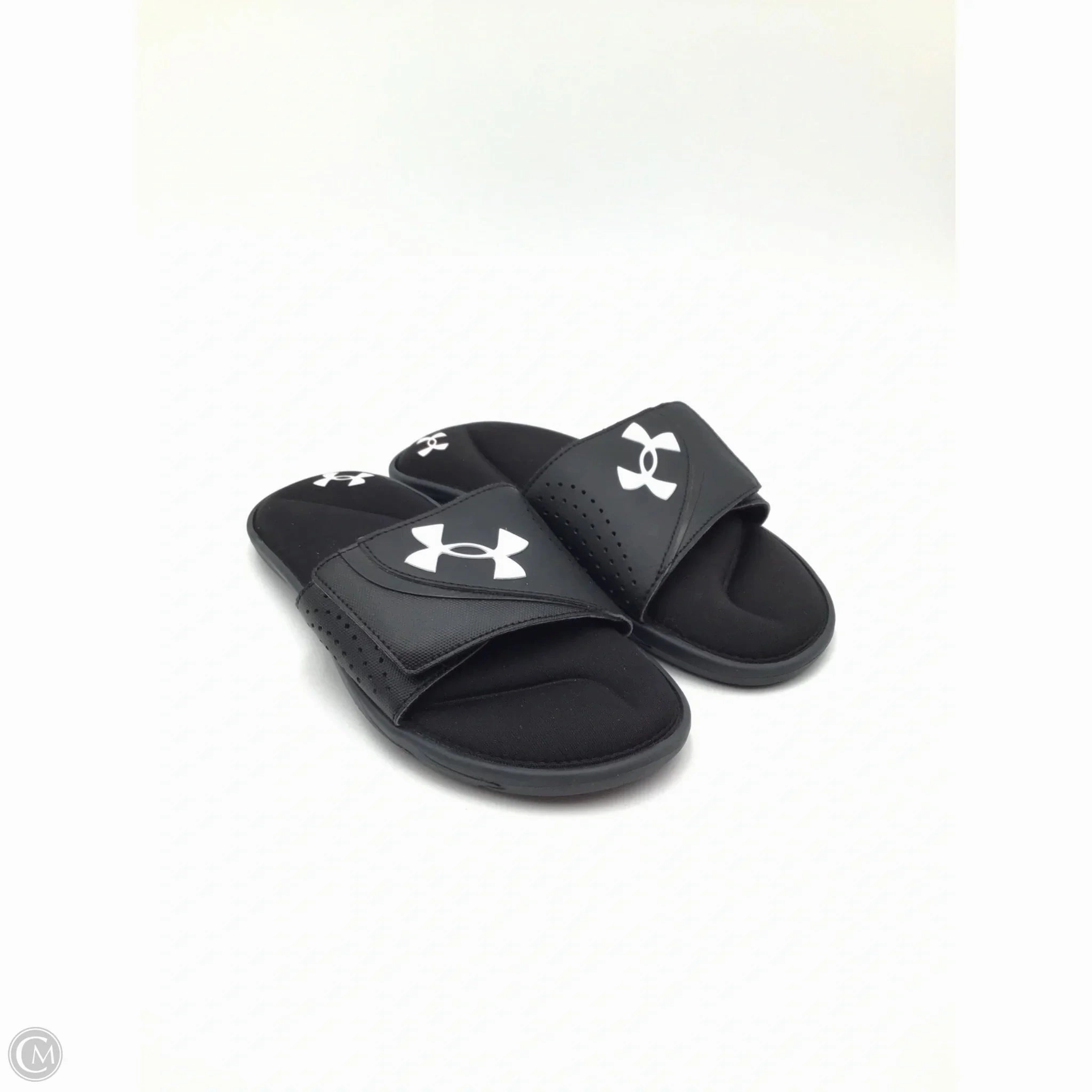 Sandals Flip Flops By Under Armour In Black, Size: 9