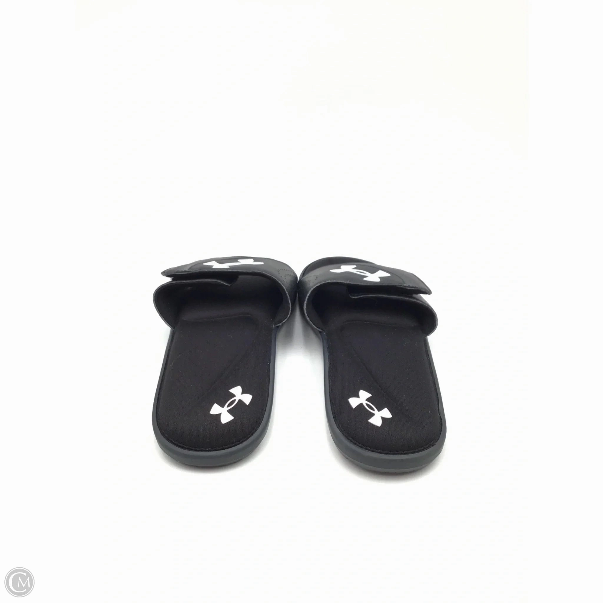 Sandals Flip Flops By Under Armour In Black, Size: 9
