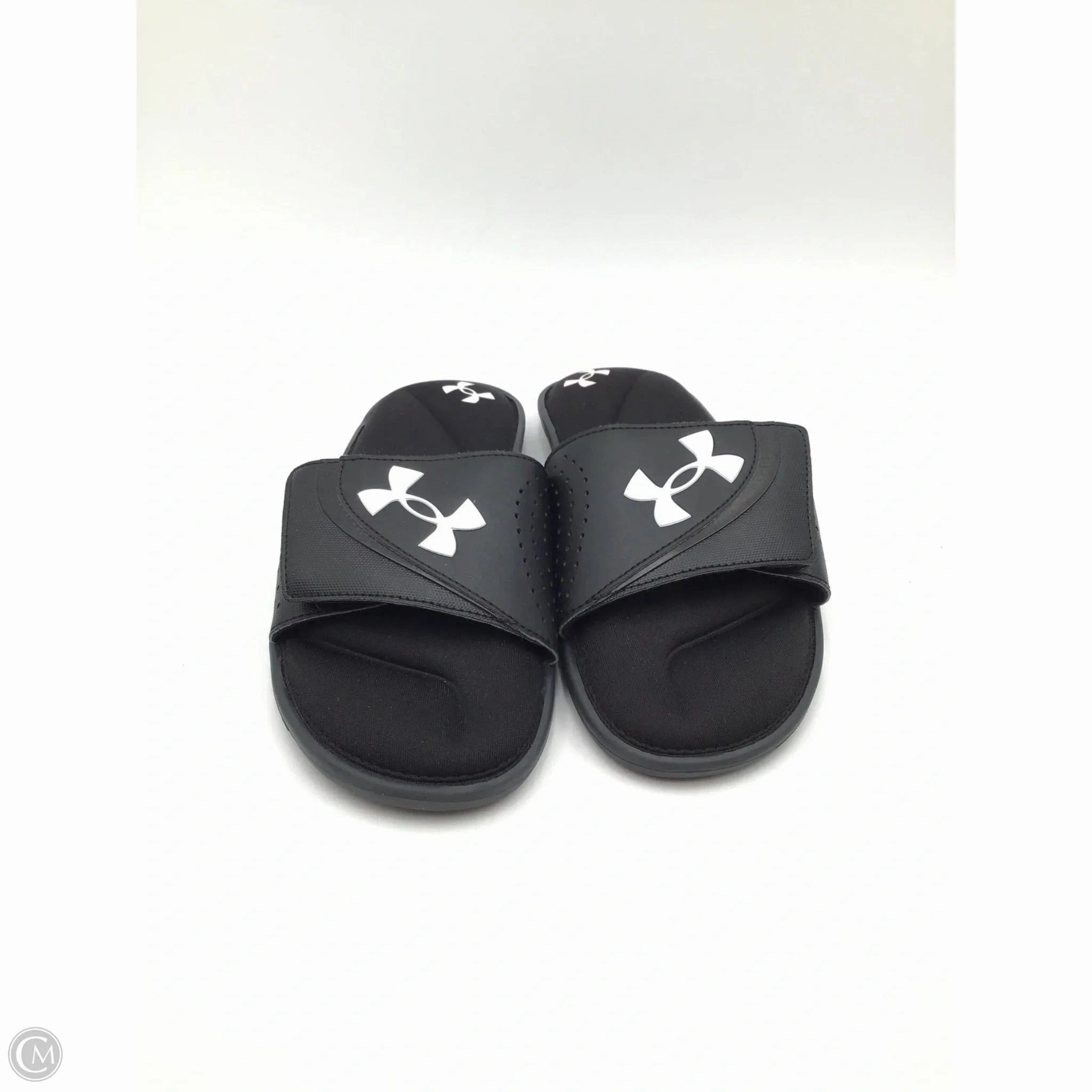 Sandals Flip Flops By Under Armour In Black, Size: 9