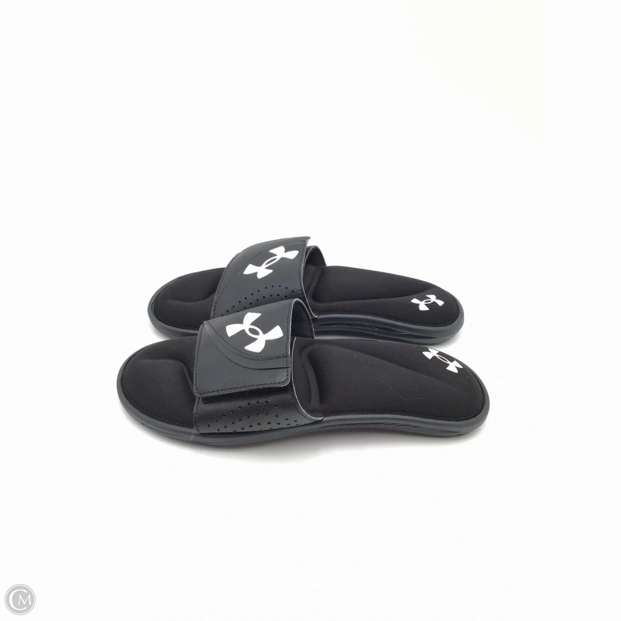 Sandals Flip Flops By Under Armour In Black, Size: 9